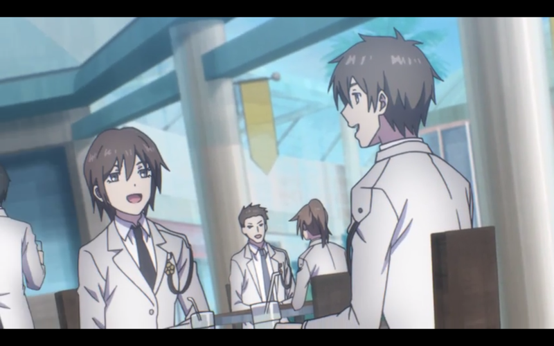 I swear these are two guys on a date....but it’s anime.